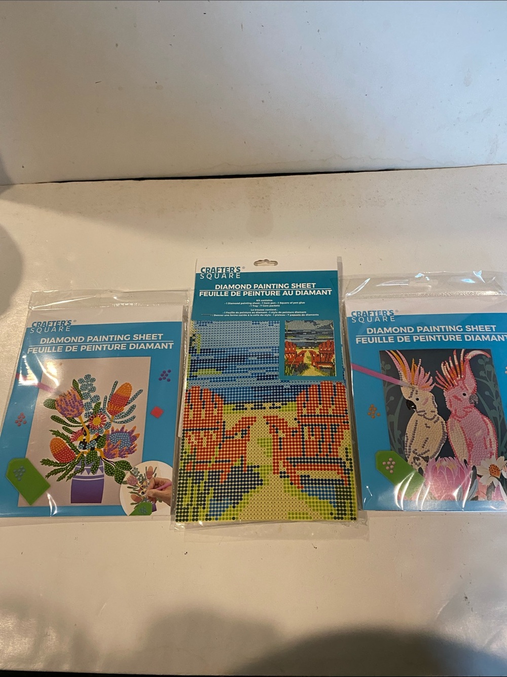 NWT 3 Diamond Painting Kit Sets